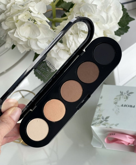 Тени для век прессованные «Eyeshadows Palette», оттенок T03S Natural Brown