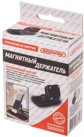 Держатель телефона магнитный на липучке