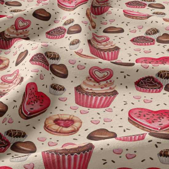 Кухонные шторы Love cake