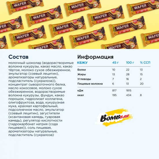 Набор батончиков вафельных «Ореховый пломбир в шоколаде»