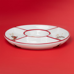 Менажница новогодняя «Сани Деда Мороза» - Фото 2