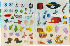 Многоразовые наклейки.Чудики.Пират - Фото 2