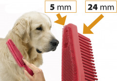 Щетка резиновая для собак - Фото 1