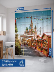 Штора для ванной «Направление к собору» - Фото 2