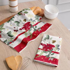 Комплект полотенец вафельных - Фото 2