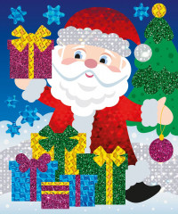 Аппликация новогодняя «Дед Мороз» - Фото 1