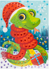 Рисунок из страз «Змейка» - Фото 5