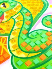 Аппликация новогодняя «Змея» - Фото 1