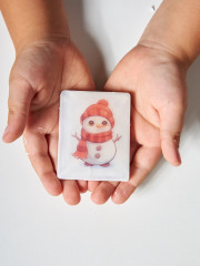 Набор для изготовления мыла своими руками «Снеговик» - Фото 1