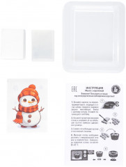 Набор для изготовления мыла своими руками «Снеговик» - Фото 10