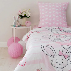 Комплект постельного белья «Зайки» - Фото 2