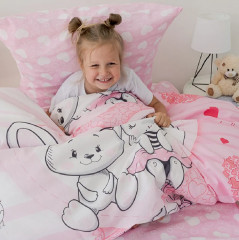 Комплект постельного белья «Зайки» - Фото 3