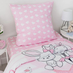 Комплект постельного белья «Зайки» - Фото 6