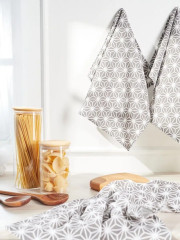 Комплект полотенец вафельных «Абстракция» - Фото 6