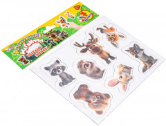 Игра на магнитах развивающая «Весёлые зверята» - Фото 1