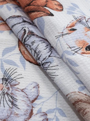 Комплект полотенец вафельных «Зайчишка» - Фото 8