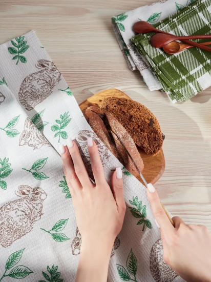 Комплект полотенец вафельных «Ушастик»