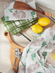 Комплект полотенец вафельных «Ушастик» - Фото 3