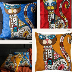 Декоративная подушка «Питерские коты» - Фото 3