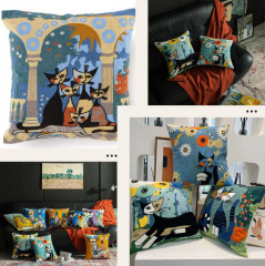 Декоративная подушка «Кошачья семейка» - Фото 2