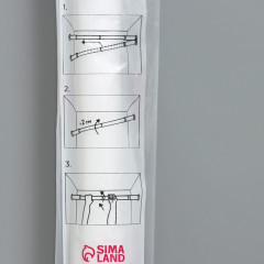 Карниз для ванной телескопический - Фото 4
