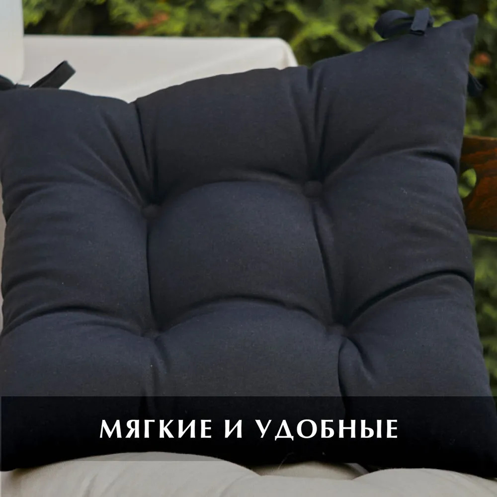 Комплект подушек на стул высоких с завязками | Guten Morgen | Фото 8