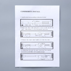 Карниз для ванной телескопический усиленный - Фото 8