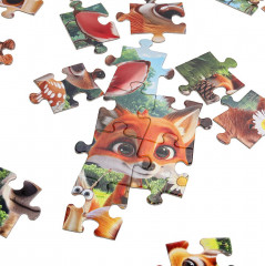 Пазл «Зверята в лесу» - Фото 2