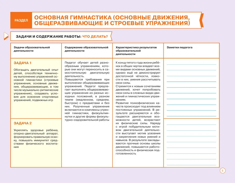 Блокнот педагога средней группы детского сада. Физическое развитие. ФГОС ДО | Работаем по ФГОС и ФОП ДО | Фото 3