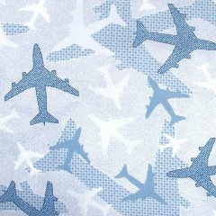 Комплект постельного белья «Самолетики голубые» - Фото 3