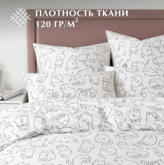 Комплект постельного белья «Cat party» - Фото 8