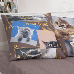 Комплект постельного белья «Замурчательная жизнь» - Фото 2