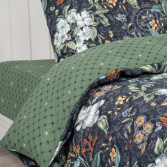 Комплект постельного белья «Белые цветы» - Фото 2