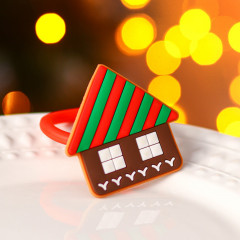 Кольцо для салфеток «Зимний домик» - Фото 2