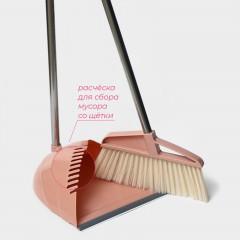 Щётка для пола с совком - Фото 1