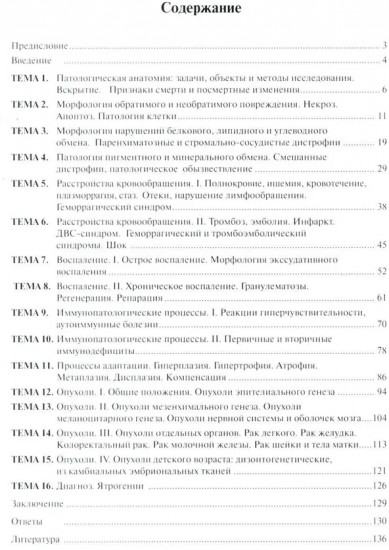 Тестовые задания по общей и патологической анатомии