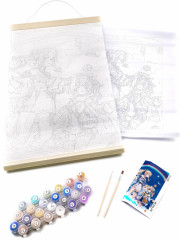 Картина по номерам «Геншин. Золотые яблоки» - Фото 2