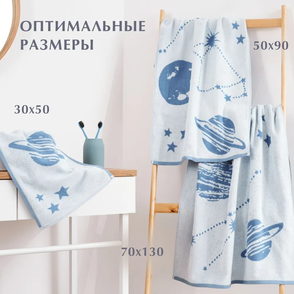 Полотенце махровое «Галактика» | Галактика | Guten Morgen | Фото 5