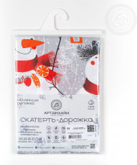 Скатерть-дорожка «Снеговики» - Фото 5