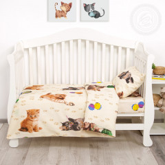 Комплект постельного белья «Усатый-полосатый» - Фото 1