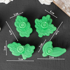 Набор плунжеров кондитерских «Листва» - Фото 4