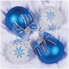 Набор стеклянных шаров «Романтика» - Фото 1