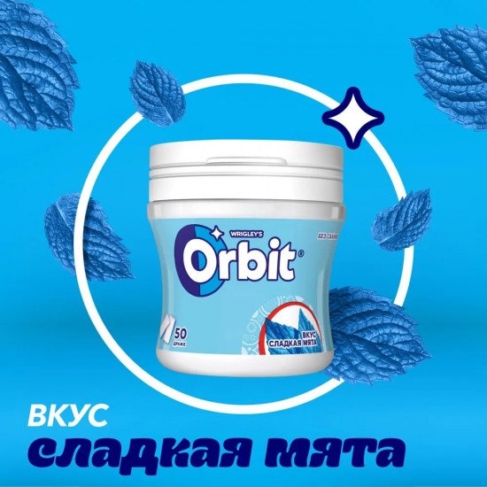 Жевательная резинка со вкусом сладкой мяты