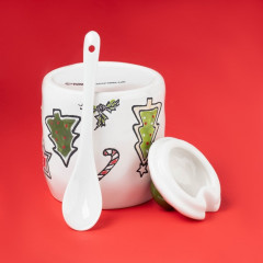 Сахарница с крышкой и ложкой «Sweet Treats» - Фото 2