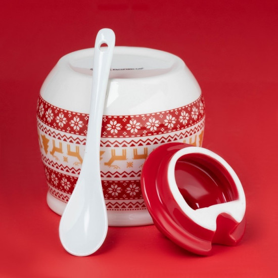 Сахарница с крышкой и ложкой «Финский лес»