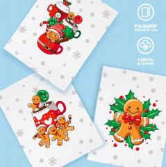 Комплект полотенец «Gingerbread» - Фото 5