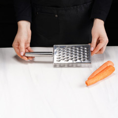 Тёрка для сыра крупная «Металлик» - Фото 3