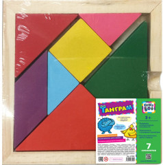 Игра-головоломка из дерева «Тангам» - Фото 1