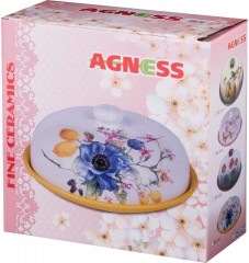 Блюдо для блинов с крышкой (23×10 см) - Фото 1