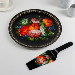 Тортовница  с лопаткой «Народные мотивы» - Фото 1